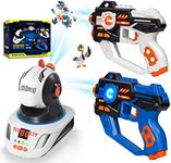 Kidpal Laser Tag Gun Games with Projector, Laser Guns for Kids, Lazer Tag Toy, Infrared Battle Laser Guns, Lazer Tag Guns for Kids Age 3 4 5 6 7 8 Years Boys, Laser Gun Set of 2 Indoor and Outdoor