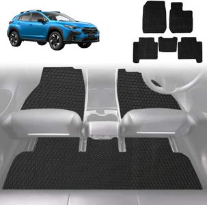 Outback GT 6D Diamond Custom-Fit Car Floor Mats, Compatible with Subaru Crosstrek 2023-Current | Heavy Duty | Anti-Slip | All Weather Protection | Car Accessories