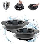 Hibbent 2 Pack 3 in 1 Kitchen Sink 