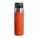 Stanley Quick Flip Stainless Steel Water Bottle 1.06L - Keeps Cold For 18 Hours - Keeps Hot For 7 Hours - Leakproof - BPA-Free Thermos - Dishwasher Safe - Cup Holder Compatible - Tigerlily Plum