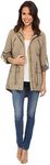 Levi's Women's Cotton Hooded Anorak Jacket (Standard & Plus Sizes), Khaki, Medium