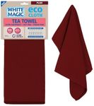 White Magic Single Tea Towel, Plum