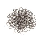 Craftdady 1000Pcs Stainless Steel Open Jump Rings 9mm Round 1.2mm Thick Tiny Connector Rings for Jewelry Making