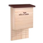 MIXXIDEA Bat House Bat Box Double Chamber Outdoor House Nursery Bat Shelter Habitat Big bat Box Handcrafted from Cedar Wood - Easy for Bats to Land and Roost - Weather Resistant & Ready to Install