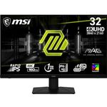 MSI MAG 322UPF 31.5 Inch 4K UHD Gaming Monitor - 3840 x 2160 Rapid IPS Panel, 160 Hz, 1ms GtG, 95% DCI-P3, Frameless Design, DisplayHDR 400 - DP 1.4a, USB Type-C 90W, HDMI 2.1 CEC, Gaming Intelligence