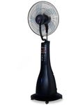 USHA AEROLUX NIEBLA PRO MIST 400MM PEDESTAL FAN BLACK