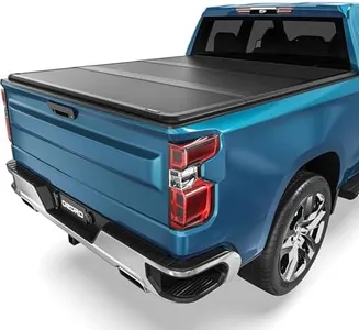 OEDRO FRP Hard Tri-fold Tonneau Cover Fold Truck Bed Covers Compatible with 2020 2021 2022 2023 2024 2025 Chevy Silverado/GMC Sierra 2500 3500HD with 6.9 Feet Bed