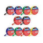 Pidilite Steelgrip Self Adhesive PVC electrical Insulation Tape - 6.50m,Pack of 10