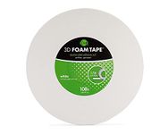 iCraft 5607 3D Foam Tape Jumbo Rolls, White