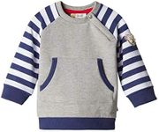 Sweatshirt Mottled with Stripes, Grey (Quarry 9007), 50