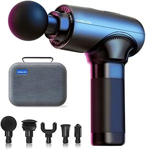 SUN&LION V2 Massage Gun 150N Muscle Massage Gun Handheld Non-slip 8mm Quiet Muscle Massager Back Massage For Pain Relief Deep Tissue Massage Gun For Athletes Electric Back Neck Leg Massager Gifts