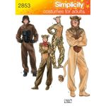 Simplicity Sewing Pattern 2853 Adult Costumes, A (X-Small - Small - Medium - Large - X-Large)