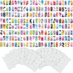 Custom Body Art Airbrush Nail Stencils - Design Series Set # 6 Includes 20 Individual Nail Templates with 14 Designs Each for a Total of 280 Designs of Series #6