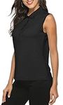 AjezMax Women's Golf Sleeveless Polo Quick-Drying Sports Shirts Black