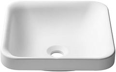 Kraus KSR-9MW Natura Bathroom Sink, Matte White