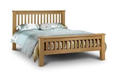 Julian Bowen Amsterdam High Foot End Bed, Oak, King