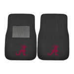 FANMATS 10351 Alabama 2-Piece Embroidered Car Mat, 17" x 25.5"