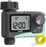 RAINPOINT Sprinkler Timer Outdoor, Water Timer for Garden Hose Faucet Timer, Programmable Watering Irrigation Timer with Rain Delay/Manual, V2, 2024 Release