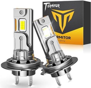 Termitor H7 Light Bulbs, 50,000LM High Brightness, Pack of 2