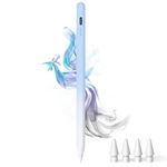 Stylus Pen for iPad (2018-2025) - Type-c Charging Pencil for ipad Palm Rejection Active Pen Compatible with Apple iPad 6/7/8/9/10/11(A16), Air 3/4/5/M2/M3, Mini 5/6, Pro 11"/12.9"/M4 (Gradient Blue)