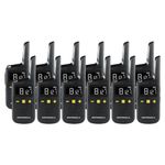 Motorola XT185 PMR446 Licence Free Waterproof and Dust-tight Two Way Walkie Talkie Business Radio (Twelve pack)