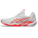 ASICS Women's Solution Speed FF 3 Sneaker, White/Sun Coral, 5.5 UK