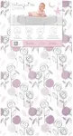 Dream On Me Floral Dreams Firm Fiber Standard Baby Crib Mattress in Rose Pink, Greenguard Gold and JPMA Certified, Fits Crib and Toddler Bed, Waterproof Vinyl Cover