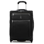 Travelpro Platinum Elite Softside Expandable Upright Luggage, Shadow Black, Carry-On 20-Inch