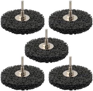 ZORUNNA Paint Stripper Wood, 5PCS Effective Paint Remover for Metal, 4 in Quick Change Paint Eater as Rotary Disc or as a Brush (on face), for Grinding Wood, Metal, Plastic and Fiberglass.