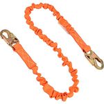 WELKFORDER 6-Foot Internal Shock Absorbing Safety Lanyard with Double Snap Hook Connectors CSA Z259.11-17 Compliant Fall Protection Equipment