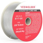 YESWELDER Gasless Flux Core Mig Wire, Mild Steel E71TGS.035-Diameter, 2-Pound Spool