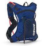 USWE Moto Hydro 3L Hydration Pack with 2.0L/ 70oz Water Bladder, a High End, Bounce Free Backpack for Enduro and Off-Road Motorcycle, Black Blue