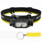 Nitecore NU53 1800 Lumen Lightweight Industrial Headlamp 6000mAh Battery USB-C Rechargeable Headlight Tag