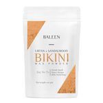 BALEEN Bikini Wax Powder Women | Wax Powder For Hair Removal With Ubtan & Sandalwood, Painless Hair Remover Herbal Wax Powder for Women, No Harmful Chemicals , No Irritation, No Skin Rashes - 120 gm (Pack of 1)