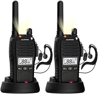 BAOFENG Walkie Talkie Long Range Portable 22 CH FRS Two Way Radios with NOAA, 1200 mAh Li-ion Battery