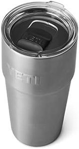 YETI Rambler 16 oz Stackable Pint, Vacuum Insulated, Stainless Steel with MagSlider Lid, Stainless