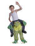 Bristol Novelty CC570 Piggy Back Frog Costume for Child, One Size