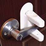 Jolik Door Lever Lock (2 Pack) Child Proof Doors & Handles 3M Adhesive - Child Safety