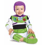 Disney Official Buzz Lightyear Costume Baby Onesie, Toy Story Costume Baby Toddler Outfit, Buzz Lightyear Fancy Dress Up Kids, Toddler World Book Day Costumes for Boys 12-18 Months