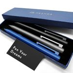 MESMOS 3pk Ballpoint Pen Set, Luxury Pens for Men, Nice Pen, Cool Metal Pen, Fancy Pen, Mens Pen Gift Set, Writing Pen, Office Gifts for Men Who Has Everything, Refillable Pen, Executive Pen