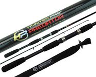 6ft 7ft Pike Spinning Fishing Rod. Composite 2pc Rod. Bass, Perch, Lure fishing