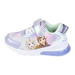 Disney Elsa and Anna Girls' Frozen Trainers, Luminous Trainers for Girls, Sizes EU 25 to 32, purple, 8.5 UK