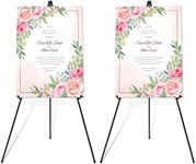 DDEAT Easel Stand for Wedding Sign 