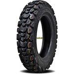 YDoo 3.50-10 Scooter Tire Tubeless Offroad Street Tyre 3.50x10 All Terrain Tyre Scooter Tire for Motorcycle Moped & Electric Scooter Front or Rear