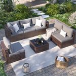 VONZOY Patio Furniture Set, 7-Piece