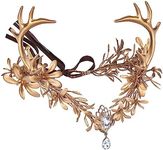 MOSTORY Gold Fairy Antler Crown - W