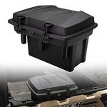 A & UTV PRO Rear Cargo Storage Box for 2009-2023 Polaris Ranger XP 1000 900 570,General 1000 Bed Trunk Tool Storage Bin Box Container with Lid Accessiories