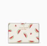 Kate Spade Staci Watermelon Party Medium Compact Bifold Wallet, Watermelon