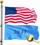 Wphold 20FT Telescopic Flag Pole Ki