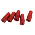 Generic 5x Bicycle Bike Presta Wheel Rims Tyre Stem Air Valve Caps Dust Cover Red